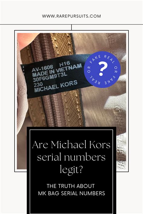 michael kors made in chin|Michael Kors serial number lookup.